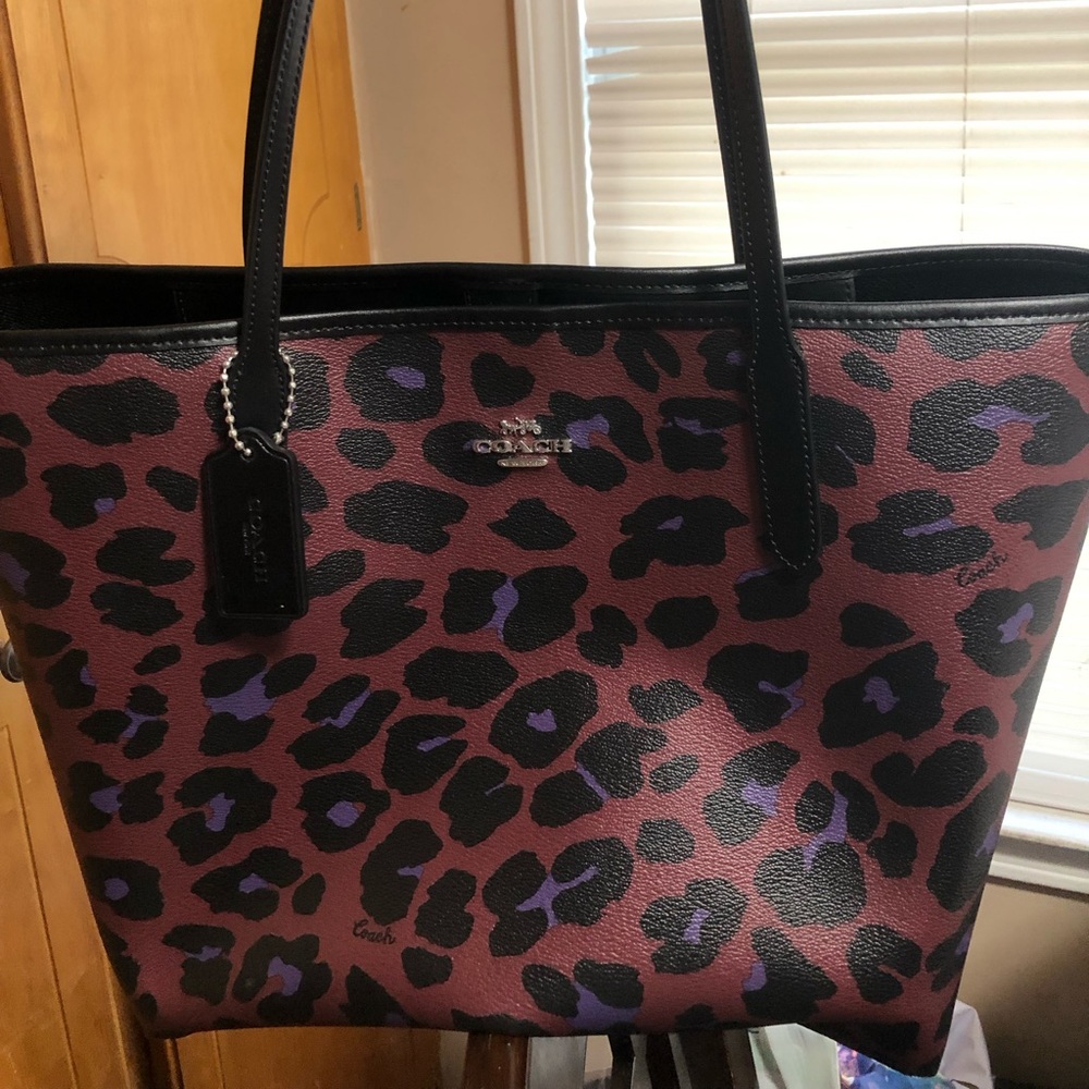 Coach Purse Leopard print
